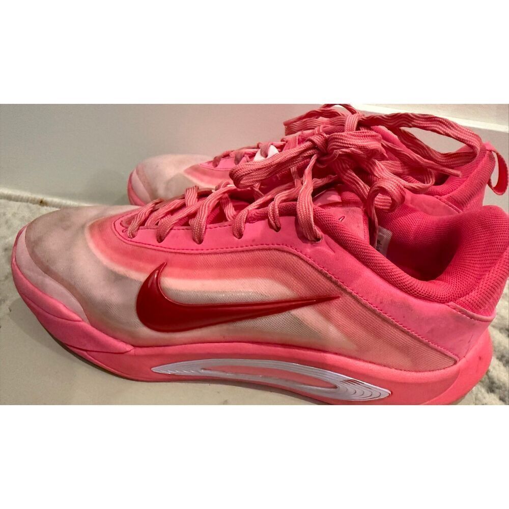 Nike Kid's A'ja Wilson A'One GS Basketball Sneakers Shoes Pink Size 5Y